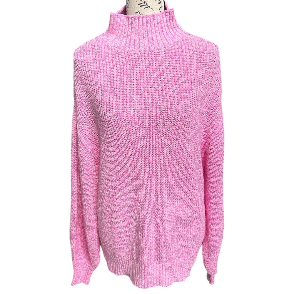 Aerie Soft Pink Cowl Neck Sweater